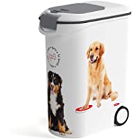 Curver 241093 - Contenedor para Pienso con Ruedas 20 Kg- 54 L- 28 x 50 x 61 cm